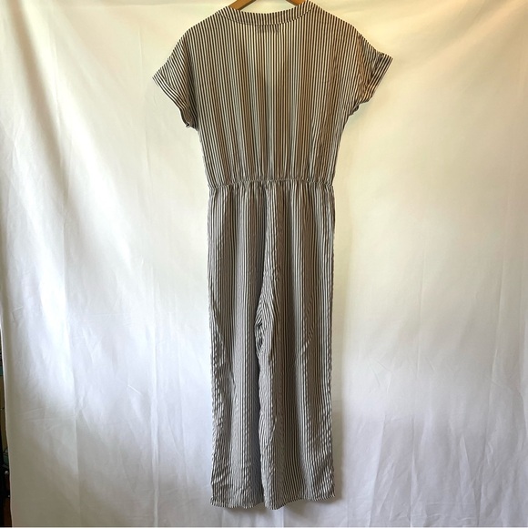 Carly Jean Los Angeles CJLA Grey Striped Brighton Jumpsuit Small - Picture 4 of 15
